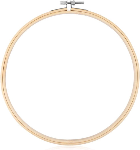 3 Pack Embroidery Hoops, KISSBUTY 7.9 inch/ 20cm Bamboo Embroidery Hoop Round Bamboo Circle Cross Stitch Hoop Ring for Art Craft Handy Sewing (3)...