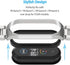 MIJOBS Strap for Xiaomi Mi Band 6 Mi Band 5, Metal Strap Compatible with Mi Band 4 Mi Band 3 Replacement Wristband Stainless Steel Watch Band for ...