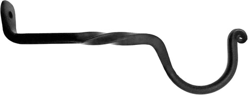 Wrought Iron Colonial Lamp Lantern Bucket Hook Country Primitive Hall Décor...