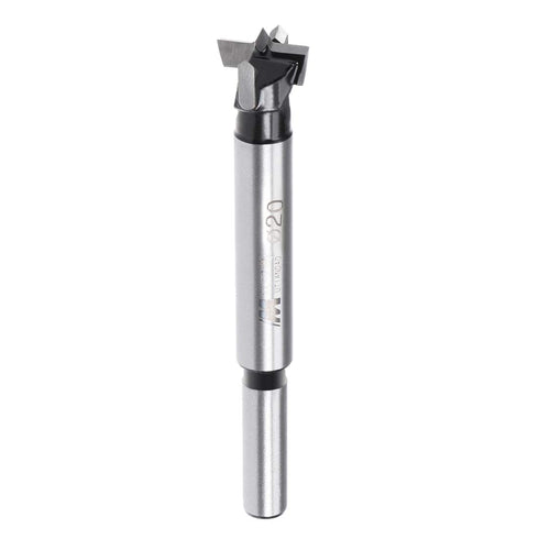 uxcell Forstner Drill Bits 20mm, Tungsten Carbide Wood Hole Saw Auger Opener, Woodworking Hinge Hole Drilling Boring Bit Cutter (Black, Silver Ton...