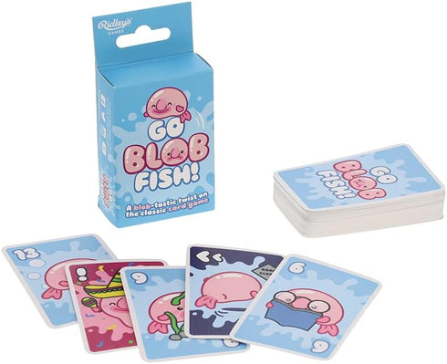 Ridley's Games: Go Blob Fish Card Game | Funny Version of Go-Fish with Bloblfish | Game for 2+ People with 15-Minute Playtime for Ages 6+...