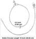 Efulgenz Silver Tone Indian Jewelry Anklets for Women Indian Bollywood Boho Anklets Ankle Bracelet Payal Anklet Set Foot Jewelry...