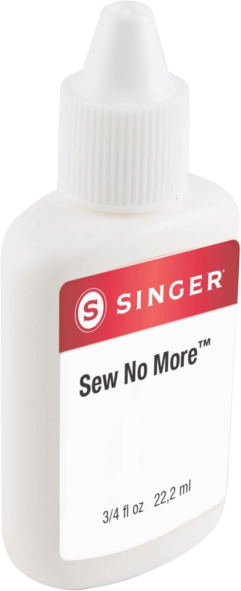 SINGER 00184 Sew No More Fabric Glue, 3/4-Fluid Ounce,...