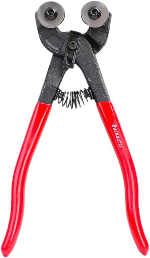 Glass Tile Nippers - Heavy Duty Wheeled Glass Mosaic Nipper & Hd Ceramic Tile Nipper, Tile Cutter Pliers Soft-grip Handle - Shapping Plier, Nipper...