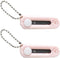 2Pcs Pink Keychain Scissors,Folding Scissors,Safe Portable Travel Scissors,Foldable Telescopic Cutter Pocket,Mini Scissor with Keychain for Cuttin...