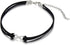 COOLSTEELANDBEYOND Ladies Womens Black Choker Necklace with Small Infinity Love Charm Pendant...