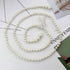 Elegant Pearl Women's Belt Simple Adjustable Thin Chain Belt For Ladies Dress Skinny Waistband Decorative Jewelry...