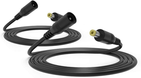 Belker 12 Volt Power Extension Cable Cord for CCTV IP Security Camera Indoor Wireless IP Camera Standalone DVR Baby Monitor Router, 2 Pack DC 5.5m...