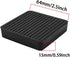 Non Slip Furniture Pads, SAFYY Square Rubber Anti Skid Caster Cups Leg Coasters, Couch, Chair, Feet, and Bed Stoppers with Anti-Sliding Floor Grip...