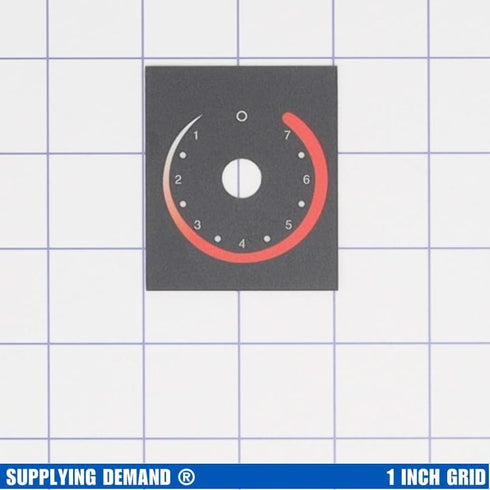 Supplying Demand 07.01.034.00 Griddle Food Warmer Infinite Switch Overlay...
