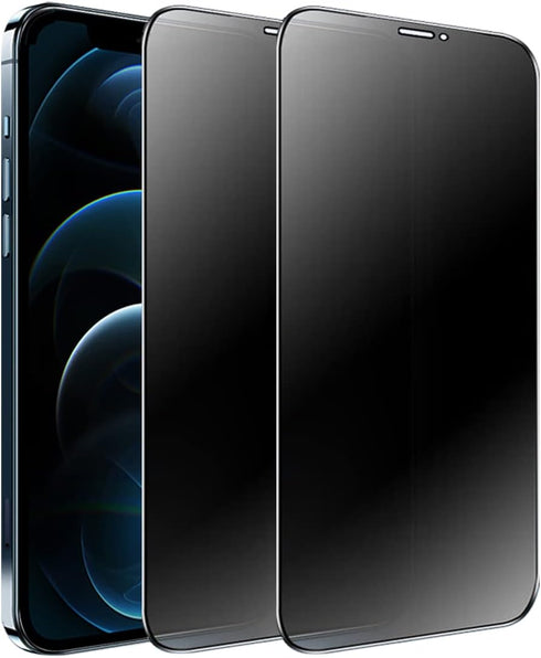 2 Pack Compatible with iPhone 12 Pro Max 6.7" Matte Privacy Screen Protector, Anti-Glare Anti-Spy Scratch Resistant Tempered Glass Film, Anti-Shat...