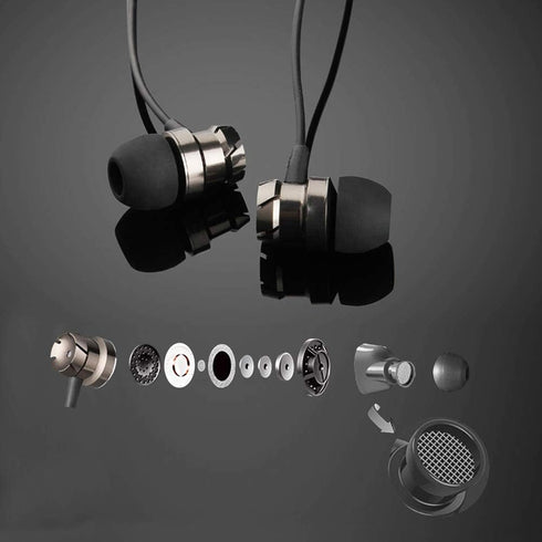 3 Packs Earphone with Remote & Microphone, in Ear Stereo Sound Noise Isolating Tangle Free for Smartphones, Laptops, Gaming, Fits 3.5mm Interface ...