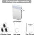 Label Maker Mini Bluetooth Thermal Label Printer Rechargeable Portable Pocket Inkless Printer, Mini Sticker Maker with 3 Tapes for School Office K...