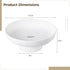 Fruit Bowls with Draining Holes, 10.2" Large Fruit Basket with Removable Pedestal, White Plastic Decorative Bowl, Fruit Countertop Vegetable Holde...
