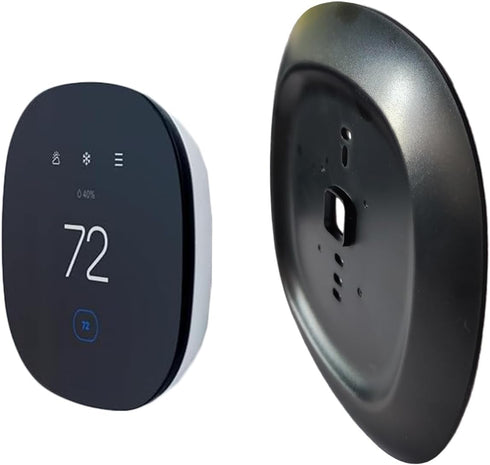 Thermostat Black Decorative Wall Trim Plate Mount Fit for Ecobee3, Ecobee3 Lite, Ecobee4 (2)...