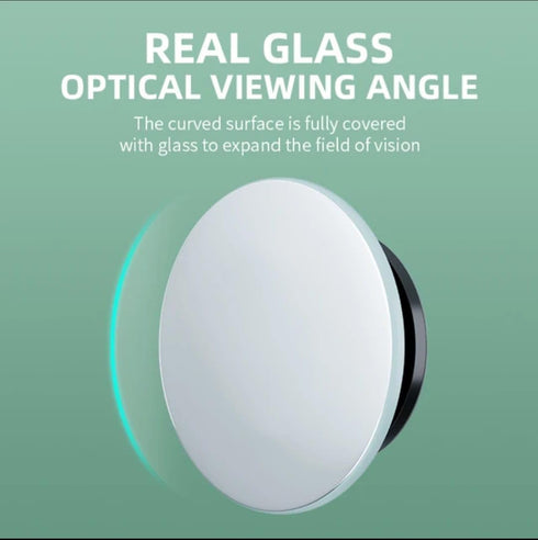 blind spot mirror, 2 pieces of 2 inch convex round rear view mirrors with 180 degrees adjustable angle and 360 degrees rotation, providing you wit...