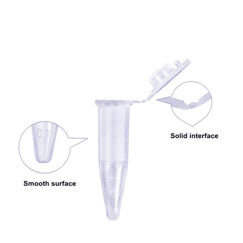 UoYu Microcentrifuge Tube with Snap Cap (0.2ml/100pcs)...