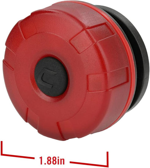 Coast SL1R USB Rechargeable Safety Clip Light with Red Light Multi-Mode and Adhesive Dual Mount, Running, Walking, Cycling, Job Site, Helmet/Hard ...