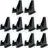 10 Pieces Acrylic Easel Plate Stands Easel Display Stands Mini Coin Display Holder Coin Medals Display Holders Badge Show Stand Exhibit Mount(Blac...