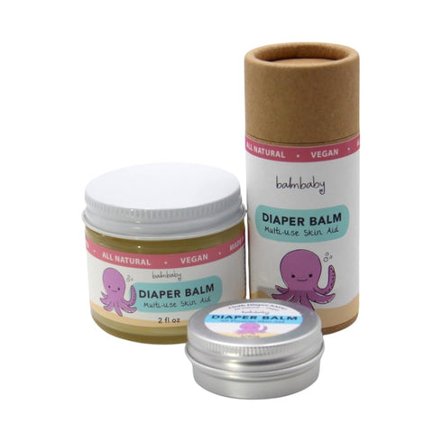Balm Baby Diaper Balm Stick – Natural Diaper Rash Cream & Multipurpose Baby Skin Ointment with Organic Calendula - Vegan - Soothing, Healing, Mois...