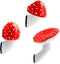 3 PCS Mushroom Refrigerator Magnets, Fairy Tale Red Mushroom Fridge Magnets, Cute Plant Fridge Magnets, Home Office Creative Refrigerator Sticker....
