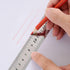 Silver Double-Sided Scale, Stainless Steel Straight Ruler Measuring Tool School Office Drafting Supplies Drafting Tools and Drafting Kits...