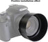 50mm Lens Hood for Canon EF 50mm f/1.8 STM (Not for EF 50mm f/1.4),ES-68 es68 Lens Hood,HUIPUXIANG Compatible with 49mm Filters and 49mm Lens Cap...
