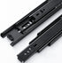 Tang.Drawer Slides Ball Bearing Full Extension 3 Section Slide Track Mounting Drawer Runners Slider for Cabinet Home Furniture, 2 Pack (Black 10 i...