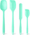 Silicone Spatula, Food Grade Silicone, 600°F High Heat Resistant Kitchen Green Spoon Spatulas Set for Cooking Baking Mixing and Dishwasher Safe...