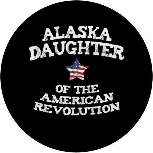 Alaska Daughter of the American Revolution USA Sister Mom PopSockets Standard PopGrip...