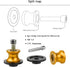2pcs 8mm M8 X1.5 Motorcycle Swing arm Sliders Spools for Suzuki GSXR 600 750 1992-2024 GSX-R 1000 2001-2024 GSXS 600 750 1000 GSX-8R GSX-8S 2023(G...