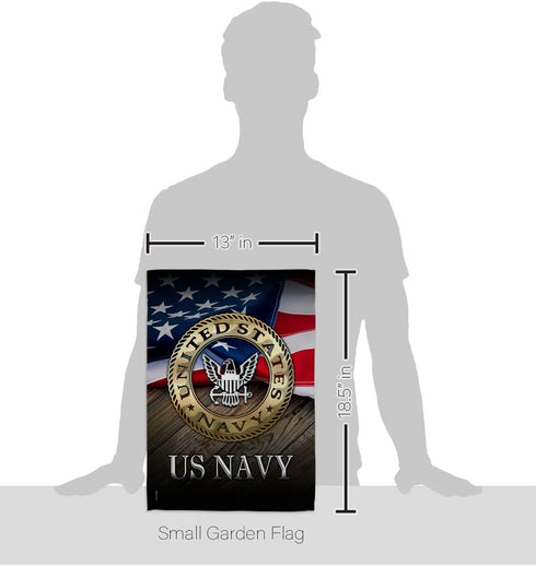 US Navy Military Tapestry Armed Forces Home Decor Memorabilia Banner United State Wall Americana Decorations Remembrance Retire Outdoor Memorial Y...