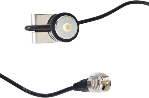 HYS TCJ-N2 Trunk NMO Antenna Mount W/13Ft of RG-58 Coax Cable with PL-259 Connector(UHF-Male) for NMO HF/VHF/UHF Antenna...