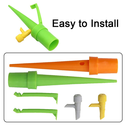 Plant Self Watering Devices, Slow Release Control Valve Switch Automatic Irrigation Watering Drip System,for Preventing Stop Water with Anti-Tilt ...