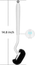 Toilet Bowl Brush without Holder: 360° Deep Cleaning Bathroom Toilet Cleaner Scrubber Under Rim Dead Corner Clean - Modern Rv Toilet Decorative Ac...