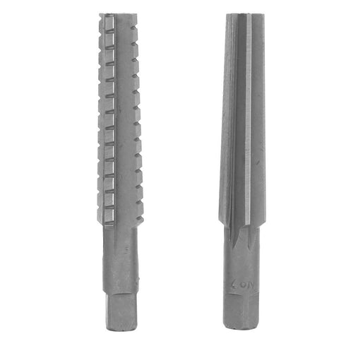 2pcs MT2 Taper Fine/Rough Reamer Cutter Tool Set,High Hardness,Hand Held Chaser Reaming Cutting Set for Bore Machining,Installed in Drilling Machi...