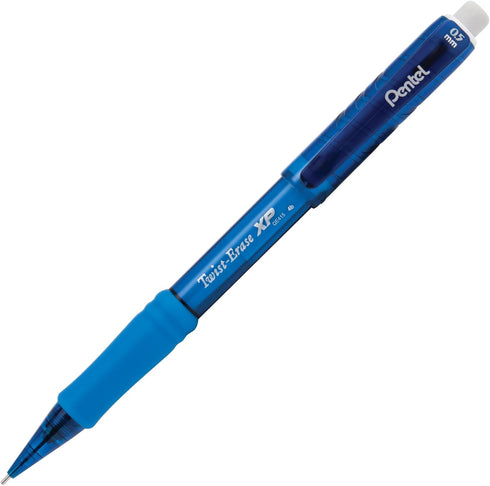 Pentel Twist-Erase EXPRESS Mechanical Pencil, 0.5mm, 5 Pack, Assorted Barrel Colors (QE415BP5M1)...