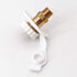KIPA RV City water Fill inlet flange brass RV water hookup Connector FPT 1/2" Female thread 3" Flange white, With check valve backflow preventer i...