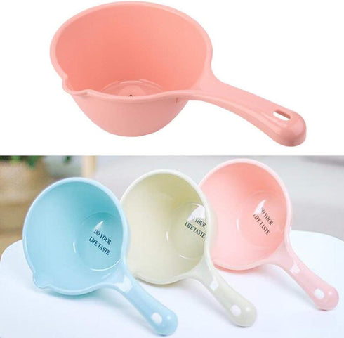 3PCS Plastic Bathing Ladle Spoons Kitchen Accessories Bathroom Water Scoop Cup Baby Shampoo Bath Spoon Home Essential...