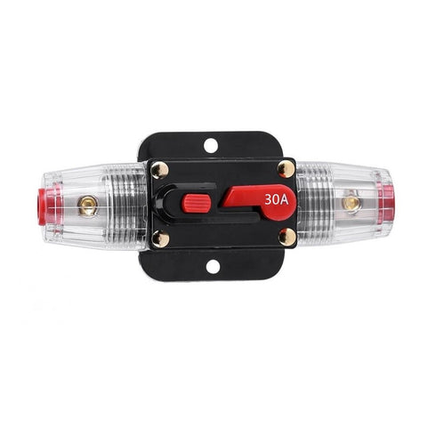 STETION Car Audio 30 Amp Resettable Fuse Circuit Breaker Car Protect for Audio System Fuse 12-24V DC for Car Audio Amps Overload Protection Fuse (...