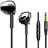 Wired Earbuds with HD mic for Calls, Rock Bass Headphones Universal 3.5 mm Plug,in-Ear Noise-canceling Wired Earphone with Microphone, Metal Shell...