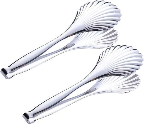 Buffet Salad Serving Tongs, 12 inch Catering Chef Food Salad BBQ Serving Utensils, Set of 2(stainless steel) (Stainless Steel)...