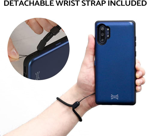 TORU CX PRO Case for Galaxy Note 10 Plus / 10 Plus 5G, with Card Holder | Slim Protective Cover with Hidden Cards Wallet Flip Slot Compartment Kic...