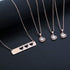 AKTAP Daughter Gifts Mother Daughter Necklace Cubic Zirconia Love Pendant Necklace Mother's Day Gift...