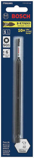 BOSCH ITSQ16B 10-Pack 6 In. Square #1 Impact Tough Screwdriving Power Bits...