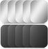 10 Pcs Adhesive Thin Metal Plates (Compatible with Magnetic Mounts), Magnet Phone Metal Plate for Magnetic Mount, Metal Plates for Phone Case, Met...