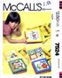 McCall's 7524 Vintage Sewing Pattern Childrens Learning Instructional Soft Book...
