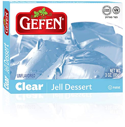 Gefen Clear Unflavored Jello, 3oz (1 Pack)...