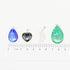 Chenkou Craft Wholesale Lots Mix Random 40pcs Artificial Glass Stone Like Pendants Charms Crystal Stone Beads Bracelet Necklace Charm...