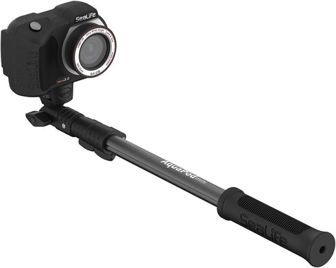AquaPod Mini Camera Pole with Standard ¼-20 Camera Mount & Action Camera Adapter - Extends 15.5 to 38” - Gets Closer to Subjects - Tilts for Selfi...